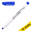 Aanbieding: 10x 123inkt whiteboard marker blauw (1 mm rond)
