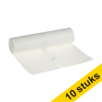 Aanbieding: 10x 123schoon LDPE vuilniszakken transparant 120 liter (25 stuks)