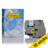 Aanbieding: 10x Brother TZe-261 tape zwart op wit 36 mm (123inkt huismerk)  650545