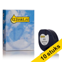 Aanbieding: 10x Dymo S0721530 / 12267 plastic tape transparant 12 mm (123inkt huismerk) S0721530C 650776