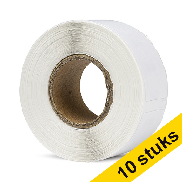 Aanbieding: 10x Dymo S0722530 / 11353 multifunctionele etiketten (123inkt huismerk) 089281 - 1