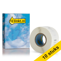 Aanbieding: 10x Dymo S0722530 / 11353 multifunctionele etiketten (123inkt huismerk) 650893