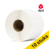 Aanbieding: 10x Dymo S0904980 extra grote DPD verzendlabels (123inkt huismerk) 653405 - 1