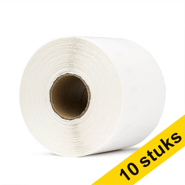 Aanbieding: 10x Dymo S0904980 extra grote FedEx verzendlabels (123inkt huismerk) nieuwe versie 653285 - 3