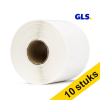 Aanbieding: 10x Dymo S0904980 extra grote GLS verzendlabels (123inkt huismerk) 653225 - 1