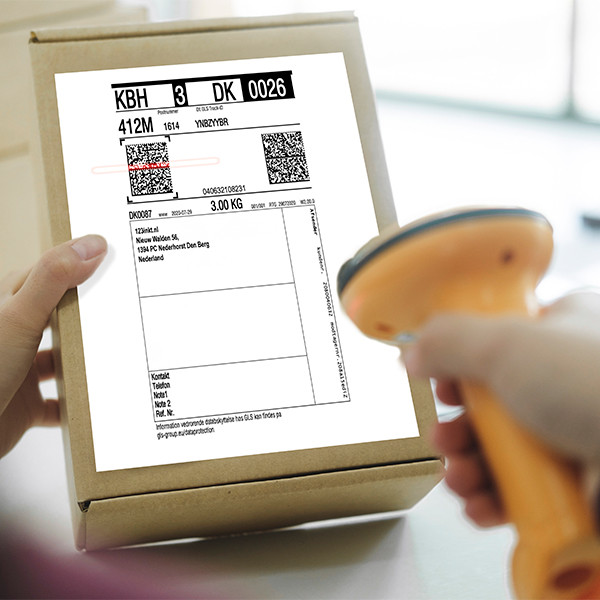 Aanbieding: 10x Dymo S0904980 extra grote GLS verzendlabels (123inkt huismerk) 653225 - 2