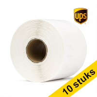 Aanbieding: 10x Dymo S0904980 extra grote UPS verzendlabels (123inkt huismerk) nieuwe versie 653165