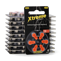 Aanbieding: 123accu Xtreme Power 13 / PR48 / Oranje gehoorapparaat batterij 120 stuks (123accu huismerk)
