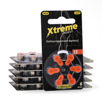 Aanbieding: 123accu Xtreme Power 13 / PR48 / Oranje gehoorapparaat batterij 60 stuks (123accu huismerk)