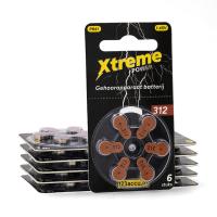 Aanbieding: 123accu Xtreme Power 312 / PR41 / Bruin gehoorapparaat batterij 60 stuks (123accu huismerk)