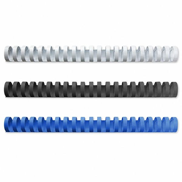 Aanbieding: 123inkt bindrug 19 mm set zwart, wit en blauw (300 stuks) 340068 - 1