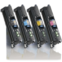 Aanbieding: 123inkt huismerk set voor HP 121A: HP C9700A, 01A, 02A, 03A zwart + 3 kleuren  130006