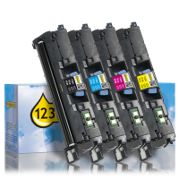 Aanbieding: 123inkt huismerk set voor HP 122A / 123A: HP Q3960A, 71A, 72A, 73A zwart + 3 kleuren  133003