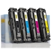 Aanbieding: 123inkt huismerk set voor HP 201A: HP CF400A, 401A, 402A, 403A zwart + 3 kleuren