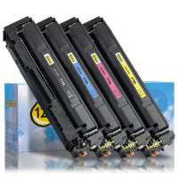 Aanbieding: 123inkt huismerk set voor HP 219A: HP W2190A, W2191A, W2192A, W2193A zwart + 3 kleuren  093709