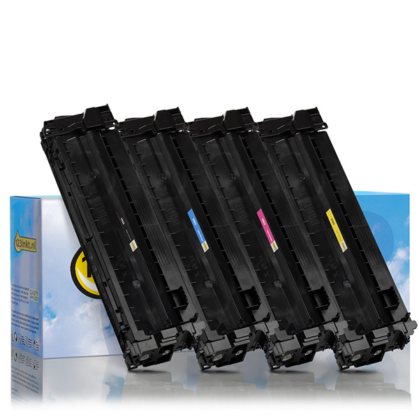 Aanbieding: 123inkt huismerk set voor HP 658A: HP W2000A, W2001A, W2002A, W2003A zwart + 3 kleuren  160115 - 1