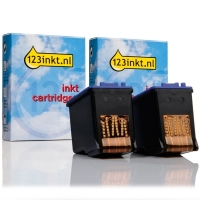 Aanbieding: 123inkt huismerk vervangt 2 x HP 22 inktcartridge kleur  160028