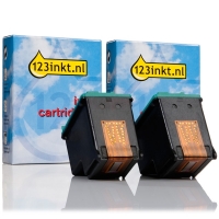 Aanbieding: 123inkt huismerk vervangt 2 x HP 343 inktcartridge kleur  160076