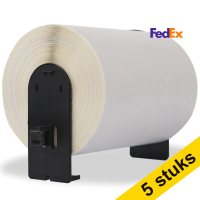 Aanbieding: 123inkt huismerk vervangt 5x Brother DK-11247 grote FedEx verzendlabels 653288