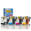 Aanbieding: 123inkt huismerk vervangt Brother LC-22U XL zwart + 3 kleuren  127243