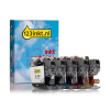 Aanbieding: 123inkt huismerk vervangt Brother LC-422 2x zwart + 3 kleuren  160779
