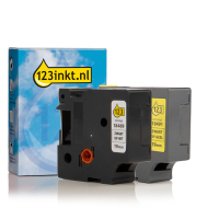 Aanbieding: 123inkt huismerk vervangt Dymo IND Rhino 19 mm tape flexibel nylon multipack (zwart op wit en zwart op geel) 18489C 18491C 089235