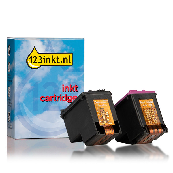 Aanbieding: 123inkt huismerk vervangt HP 303XL zwart + kleur hoge capaciteit 132251 - 1