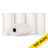 Aanbieding: 123inkt kassarol 57x30x8 thermo wit (100 stuks)  300336