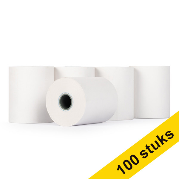 Aanbieding: 123inkt kassarol 57x47x12 thermo wit (100 stuks)  300321 - 1