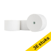 Aanbieding: 123inkt kassarol 60x100x12 mm thermo wit (36 stuks) 302701 - 1