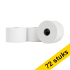Aanbieding: 123inkt kassarol 60x95x25 mm thermo wit (72 stuks) 302712 - 1