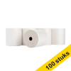 Aanbieding: 123inkt kassarol 76x70x12 mm duplorol wit/geel (100 stuks) 302721 - 1
