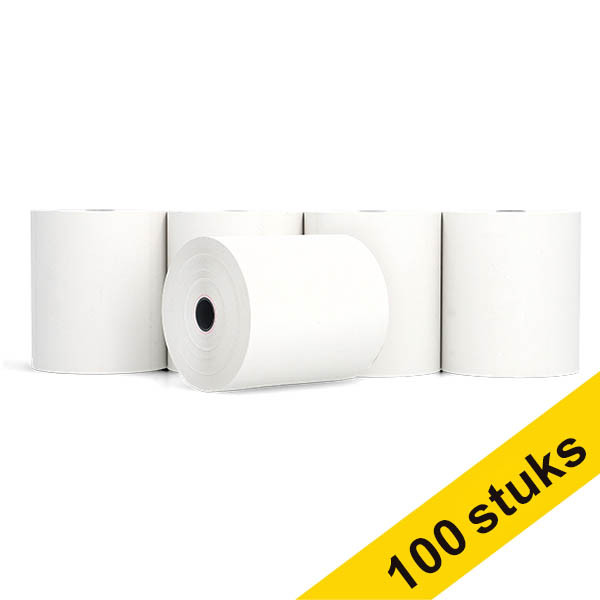 Aanbieding: 123inkt kassarol 80x80x12 thermo wit 48 grams (100 stuks) 303622 - 1