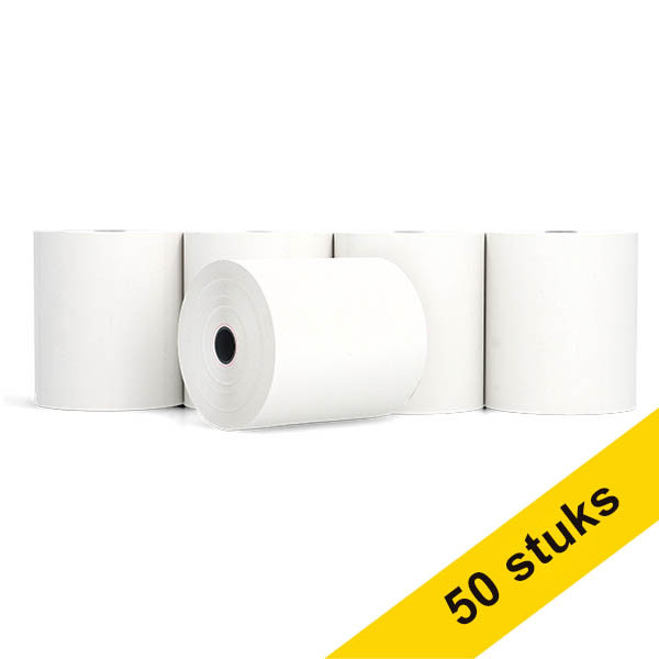 Aanbieding: 123inkt kassarol 80x80x12 thermo wit 48 grams (50 stuks) 303621 - 1