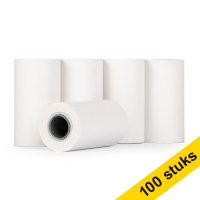 Aanbieding: 123inkt pinrol 57x30x12 thermo wit (100 stuks) 303652