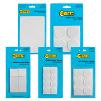 Aanbieding: 123inkt vloerglijders assorti wit 301028