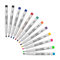 Aanbieding: 12x 123inkt textielmarker (10 kleuren) 301122