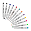 Aanbieding: 12x 123inkt textielmarker (10 kleuren) 301122 - 1