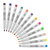 Aanbieding: 12x 123inkt textielmarker (12 kleuren)