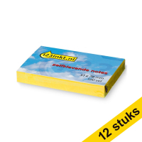 Aanbieding: 12x 123inkt zelfklevende notes geel 51 x 76 mm 656CYC 300067