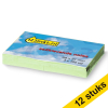 Aanbieding: 12x 123inkt zelfklevende notes groen 38 x 51 mm (3 blokjes van 100 vel)