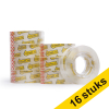 Aanbieding: 16x 123inkt standaard plakband 19 mm x 33 m