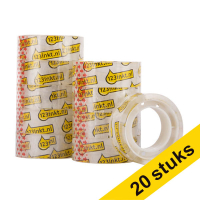 Aanbieding: 20x 123inkt standaard plakband 15 mm x 10 m
