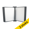 Aanbieding: 2x 123inkt display wandmodule met 10 zichtmappen A4