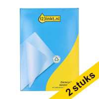 Aanbieding: 2x 123inkt gerecyclede document lamineerhoes A3 glanzend 2x80 micron (100 stuks)