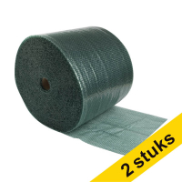 Aanbieding: 2x 123inkt gerecyclede luchtkussenfolie groen (50 cm x 100 m)