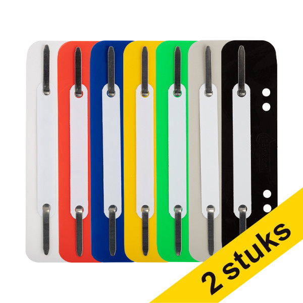 Aanbieding: 2x 123inkt snelhechterstrips 6 en 8 cm met perforatie assorti (250 stuks) 302378 - 1