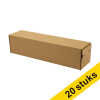 Aanbieding: 2x 123inkt verzendkoker vierkant A2 (10 stuks) 302882 - 1