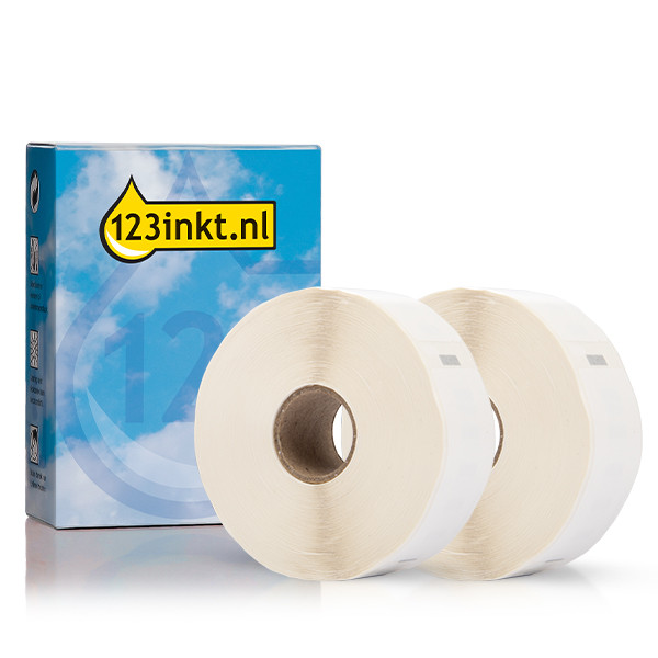 Aanbieding: 2x Dymo 1933085 / 2112284 duurzame barcode etiketten (123inkt huismerk) 650508 - 1