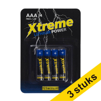 Aanbieding: 3x 123accu Xtreme Power FR03 AAA batterij (4 stuks)  ADR00307